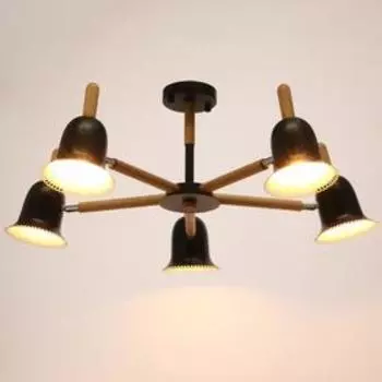 Люстра 1049/5BK E27 60 Вт черный 808050 см BayerLux