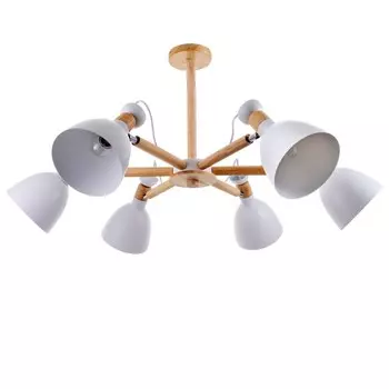 Люстра 1062/6WT E27 60Вт белый 85х85х50 см