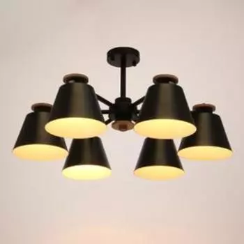 Люстра 1064/6BK E27 60 Вт черный 757550 см BayerLux