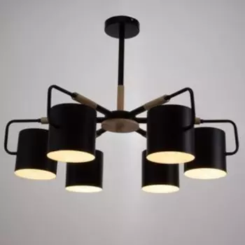 Люстра 1072/6BK E27 60Вт черный 72х72х50 см BayerLux