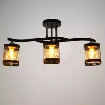 Люстра 1080/3BK 40Вт Е27 черный 58х14х27 см BayerLux