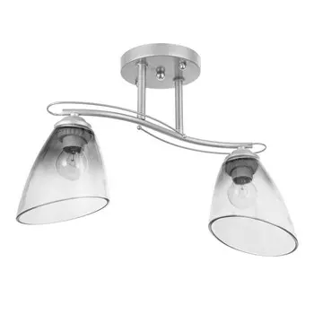 Люстра 1084/2SL 40Вт Е27 серебро 42х15х23 см BayerLux