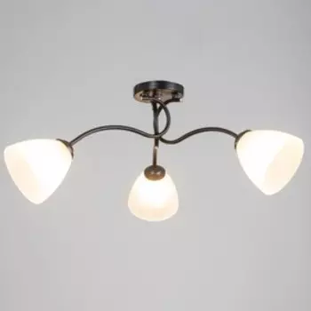 Люстра 1086/3BK 40Вт Е27 черный 54х54х22 см BayerLux