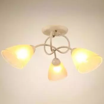 Люстра 1086/3WT 40Вт Е27 белый 54х54х22 см BayerLux