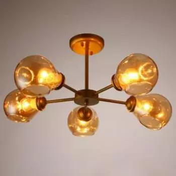 Люстра 1090/5Gd=40 Вт Е27 золото 626227 см BayerLux