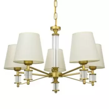 Люстра 1091/5GD 40Вт Е27 золото 60х60х38-78 см BayerLux
