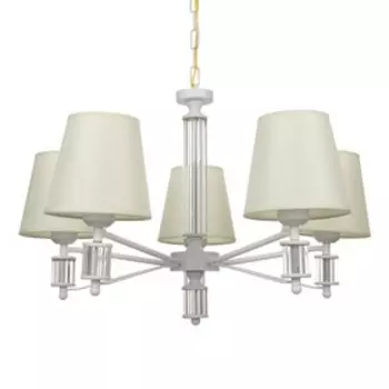 Люстра 1091/5WT 40 Вт Е27 белый 606038-78 см BayerLux