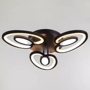 Люстра 1094/3BK LED 48Вт 3000-6000K диммер черный 50х50 см BayerLux