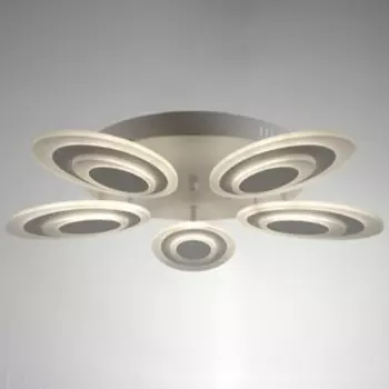 Люстра 114К006992 LED 90Вт белый 70x70x10 см.