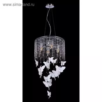 Люстра 1165-4PC Fairies 4xE27, 60W хром 40x40x75 см