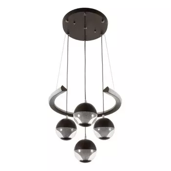 Люстра 1165/5 LED 185Вт 3000-6000К диммер кофе d.40 см