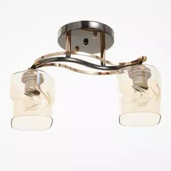 Люстра 117/2 2хЕ27 золото 24х42х26 см