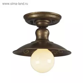 Люстра 1214-1U Magrib 1xE27 60W золото 22,5x22,5x15 см