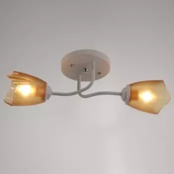 Люстра «1341001/2BR» BayerLux, E27 15 Вт, белый-коричневый