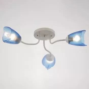 Люстра «1341002/3BL» BayerLux, E27 15 Вт, белый-синий