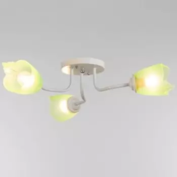 Люстра «1341002/3GN» BayerLux, E27 15 Вт, белый-зеленый