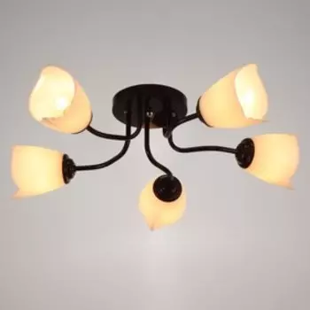 Люстра 1341003/5WT E27 15Вт коричневый BayerLux