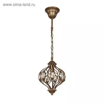 Люстра 1382-1P Fes 1xE14, 40W коричневый 20x20x28 см