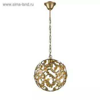 Люстра 1469-1P Dorata 1xE27, 60W золото 30x30x30 см