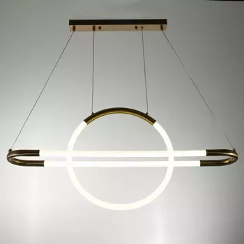 Люстра 1607/2 LED 73Вт 4000К золото 85х35 см BayerLux