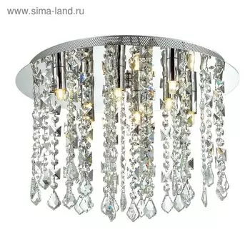 Люстра 1684-8C Rain 8xG9, 40W хром 40x40x30,5 см