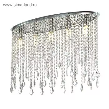 Люстра 1692-5C Rain 5xE14 40W хром 23x69x49 см