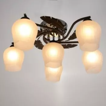 Люстра 1694/6 E27 40Вт кофе-хром 57х57х28 см