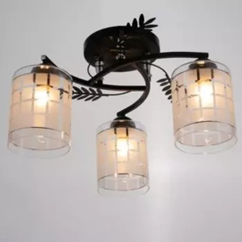 Люстра 1696/3 E27 40Вт черный 43х43х26,5 см