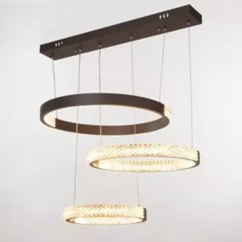 Люстра 1805/3 LED 152Вт кофе
