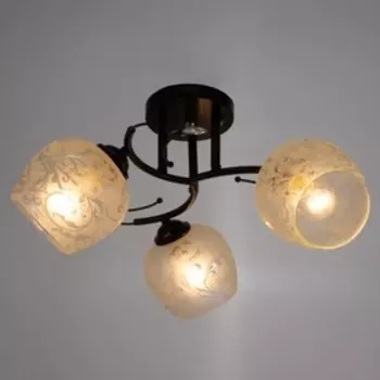 Люстра 2003/3 E27 60Вт черный 45х45х25 см BayerLux