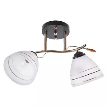 Люстра 2016/2 E27 60Вт золото-черный 46х28х26 см