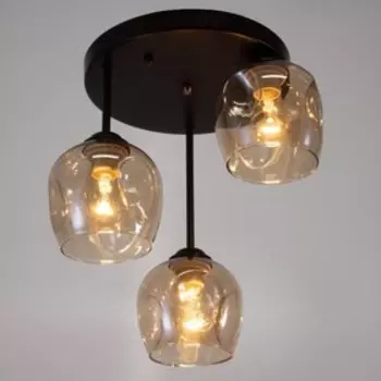 Люстра 2075/3GD E27 40 Вт кофе-золото 454540 см BayerLux