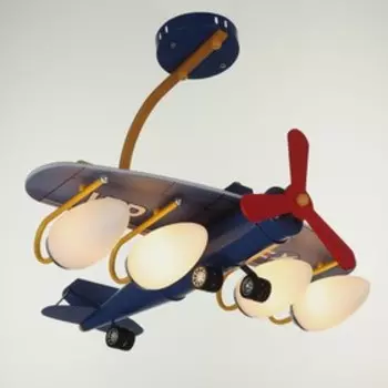 Люстра 2172/4 E27 40Вт синий 70х67х51 см BayerLux