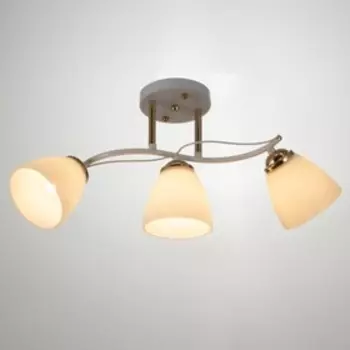 Люстра 2178/3 E27 40Вт бело-золото 50х26х22 см BayerLux