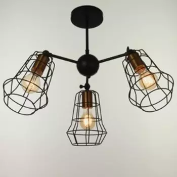 Люстра 2210/3 E27 40 Вт черно-бронзовый 34.434.468 см BayerLux