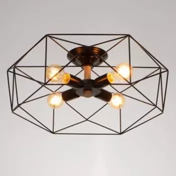 Люстра 2231/4 E27 40 Вт черный 575018 см BayerLux