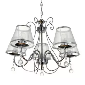 Люстра 2425/5 E27 40 Вт хром 525232-60 см BayerLux