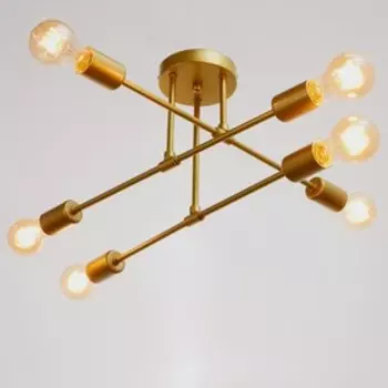 Люстра 2544/6GD E27 40 Вт золото