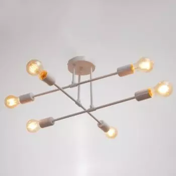 Люстра 2544/6WT E27 40 Вт белый BayerLux