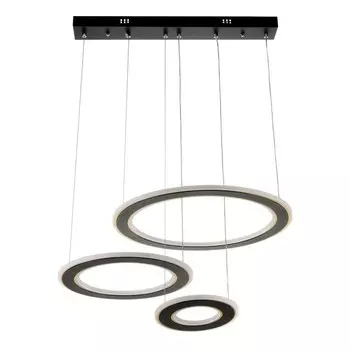 Люстра 2679/3 LED 200Вт 3000-6000К черный 60х33 см