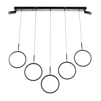 Люстра BayerLux 2684/7 LED 160 Вт 3000-6000К черный 10032 см