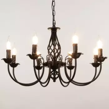 Люстра 2732/8 E14 40Вт черный 70х70х38-68 см BayerLux