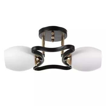 Люстра 2780/2 E27 40Вт черно-золотой 45х35х25 см BayerLux