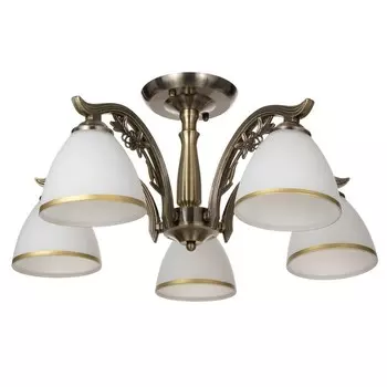 Люстра 2782/5 E27 40Вт бронза 53х53х30 см