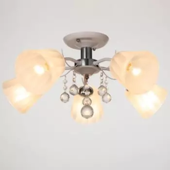 Люстра 2785/5 E27 40Вт бело-хромовый 55х55х30 см BayerLux