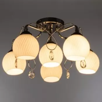 Люстра 2797/6 E27 40Вт хром 58х58х30 см