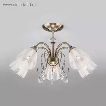 Люстра 30155/5, 5x60Вт E14, цвет бронза