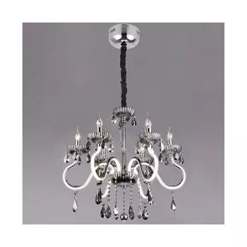 Люстра, 30Вт, E14, 62x62x60 см, цвет хром