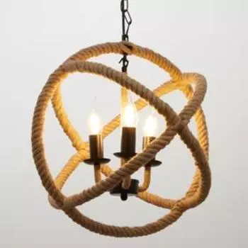 Люстра 3158-3-P, 3х60Вт Е14, цвет чёрный IMEX