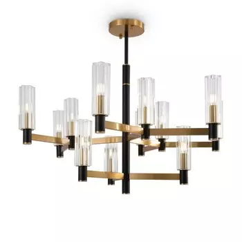 Люстра 40Вт, 12хE14, 70,8x86 см, латунь